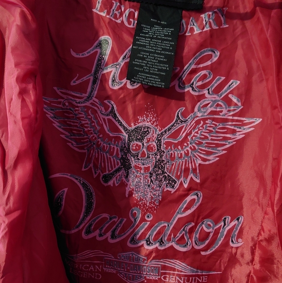 New w/ tags Harley Davidson Lambskin Jacket. - Picture 4 of 13